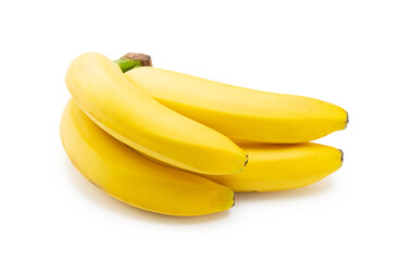 Bananas on a white background