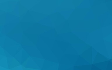 Dark BLUE vector abstract mosaic backdrop.