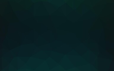 Dark BLUE vector abstract mosaic background.