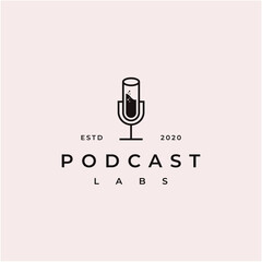 Podcast Lab Logo Design inspiration