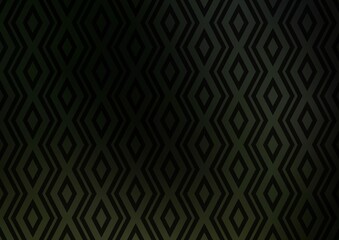 Dark Green vector backdrop with lines, cubes.