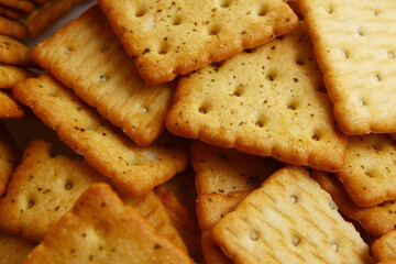 Healthy vegetable crackers for breakfast