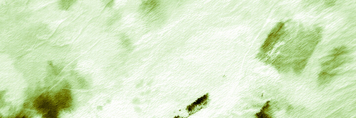 Dirty Art Paper. Moss Watercolour Ornament. Tie 