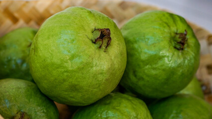 Close up of guava fruit