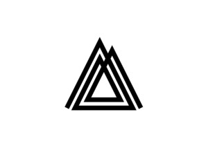 Letter A Triangle Logo