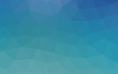 Obraz premium Light BLUE vector polygon abstract background.