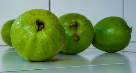 Close up of guava fruit