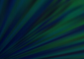 Dark Blue, Green vector glossy bokeh pattern.