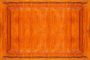 Closeup old wooden frame. Copy space for articles or text. The concept of vintage style.