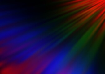 Dark Multicolor, Rainbow vector texture with colored lines.