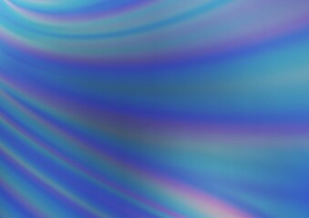 Light BLUE vector glossy bokeh pattern.