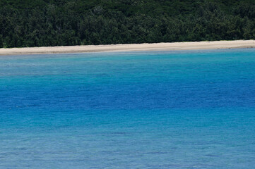 南の島の青い海