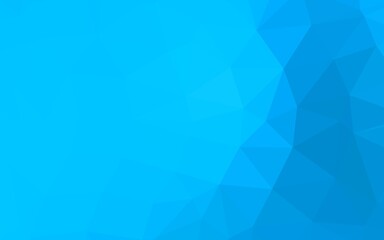 Obraz premium Light BLUE vector abstract polygonal texture.