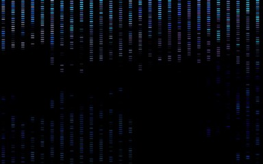 Dark Multicolor, Rainbow vector template with repeated sticks.