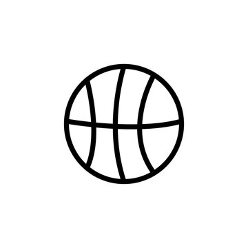 basketball icon vector symbol template