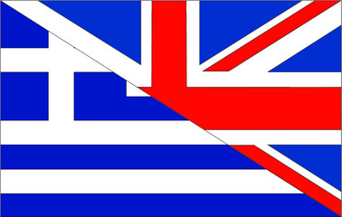 british and greece flag