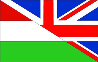 british and hungary flag