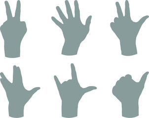 hand gestures set