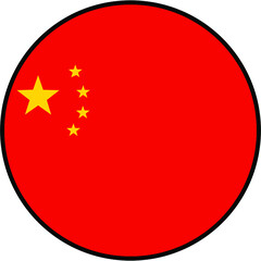 china flag button