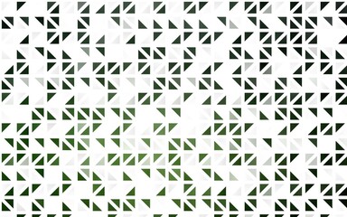 Light Green vector seamless background with triangles.