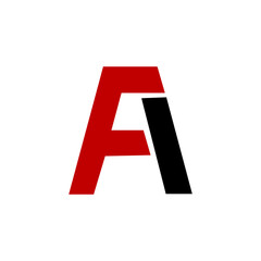 fa logo design vector icon symbol