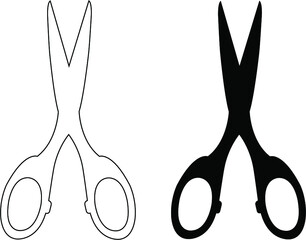 scissors isolated on white