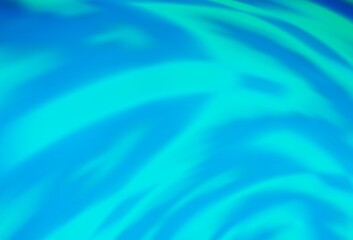 Light BLUE vector blurred bright pattern.