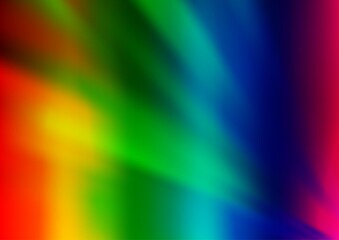 Light Multicolor, Rainbow vector abstract bokeh pattern.