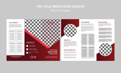 Trifold Brochure Template - vector design