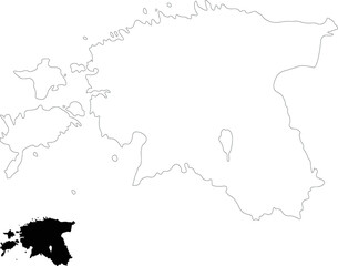 map of the estonia