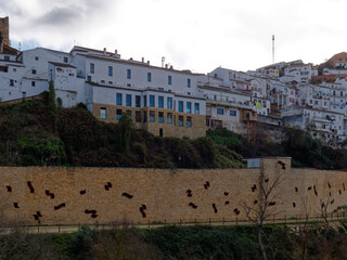 Fototapeta na wymiar View of Setenil de las Bodegas city