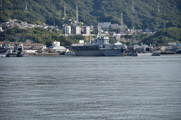 日本の呉の艦船