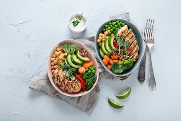 Chicken Buddha bowl