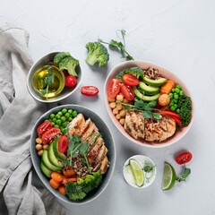 Chicken Buddha bowl