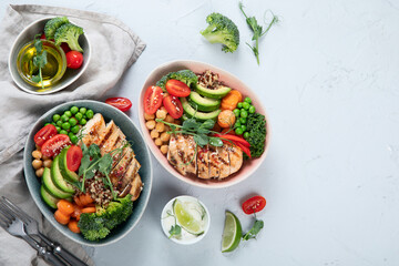 Chicken Buddha bowl