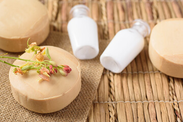 Obraz na płótnie Canvas Tamarind soap spa from natural product 
