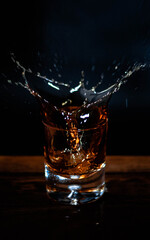 glass of whiskey