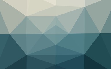 Light Blue, Green vector abstract mosaic pattern.