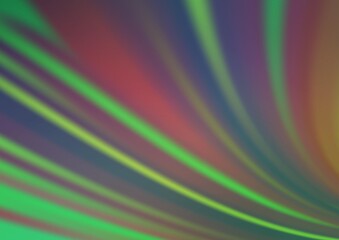 Light Green vector abstract blurred background.