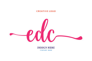 logo composition of the letter EDC is simple, easy to understand and authoritative