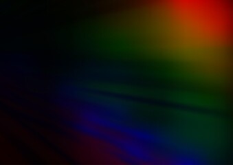 Dark Multicolor, Rainbow vector backdrop with long lines.