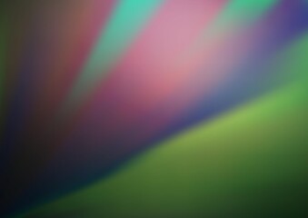 Dark Blue, Green vector blurred and colored background.