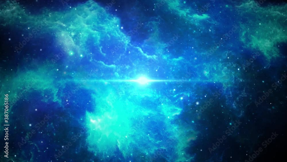Wall mural center light rotation scenic spiral infinite galaxy outer space travel center moving stars nebula lo