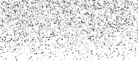 Silver glitter confetti.