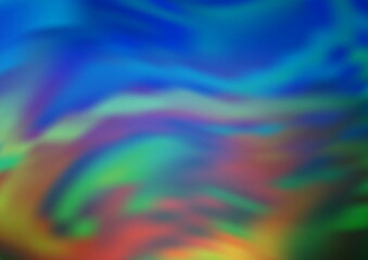 Obraz premium Light Blue, Green vector abstract bokeh pattern.