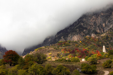 Old towers og Ingushetia, Russia