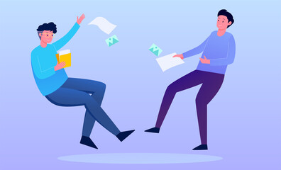 file transfer illustration concept