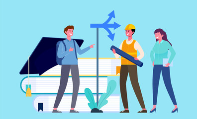 set of engineering students