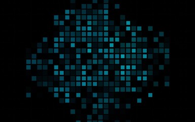 Dark BLUE vector layout with lines, rectangles.