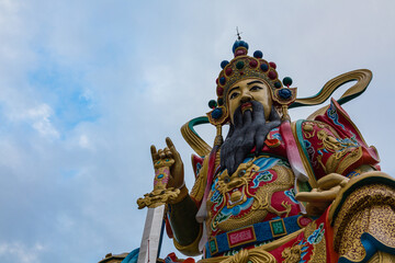 台湾 蓮池潭の関羽像